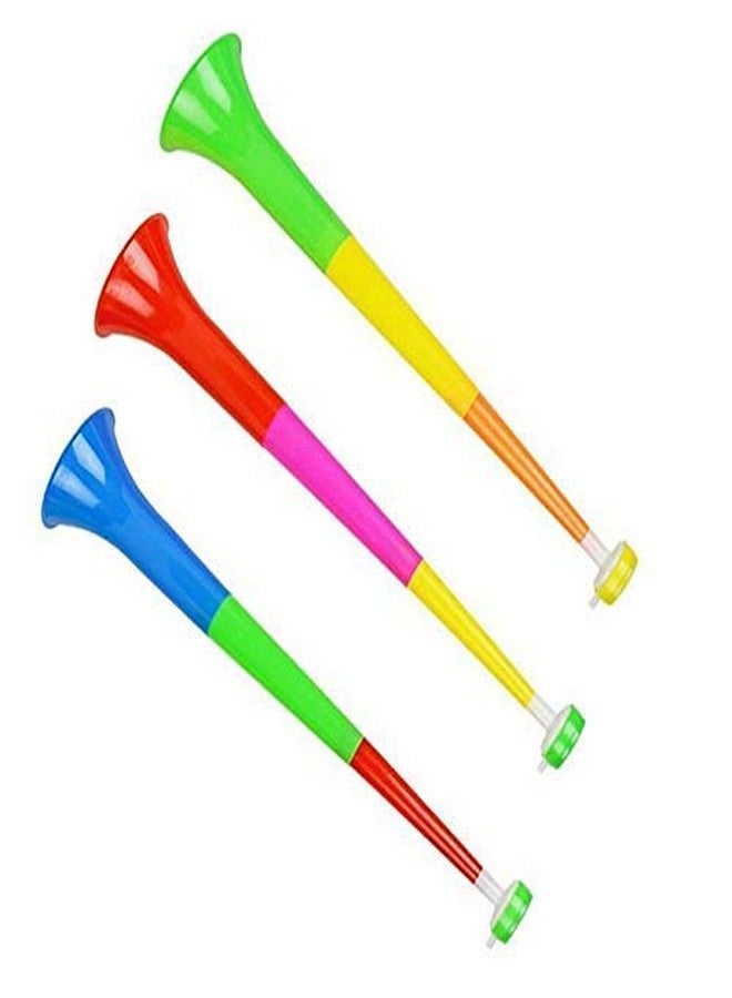 Tedtech Plastic 3 Level Cheering Party Air Horn (Multicolor) - Set of 2 - Image 2